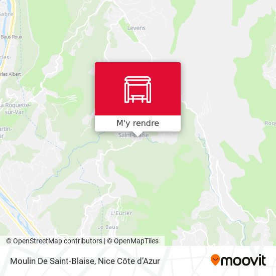 Moulin De Saint-Blaise plan