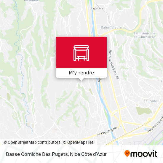 Basse Corniche Des Pugets plan