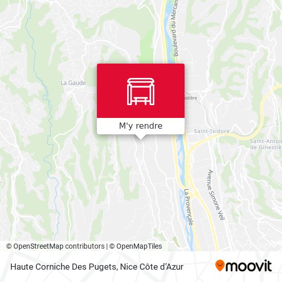 Haute Corniche Des Pugets plan