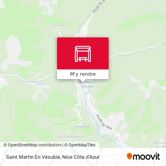 Saint Martin En Vésubie plan