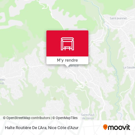 Halte Routière De L'Ara plan