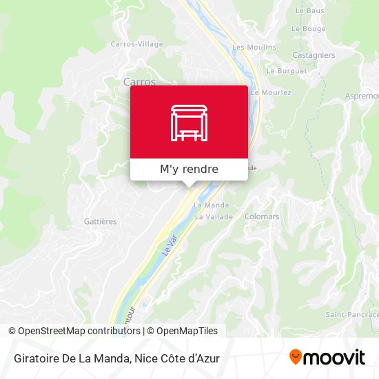 Giratoire De La Manda plan
