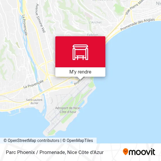 Parc Phoenix / Promenade plan