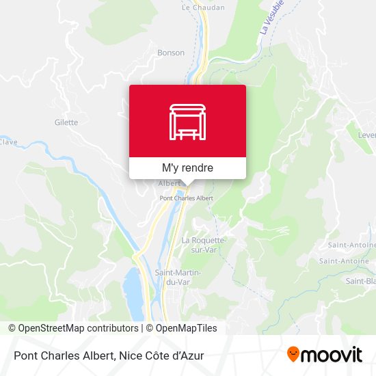 Pont Charles Albert plan