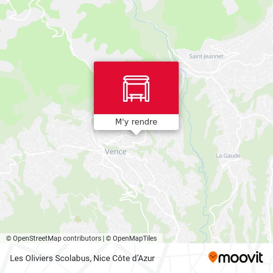 Les Oliviers  Scolabus plan