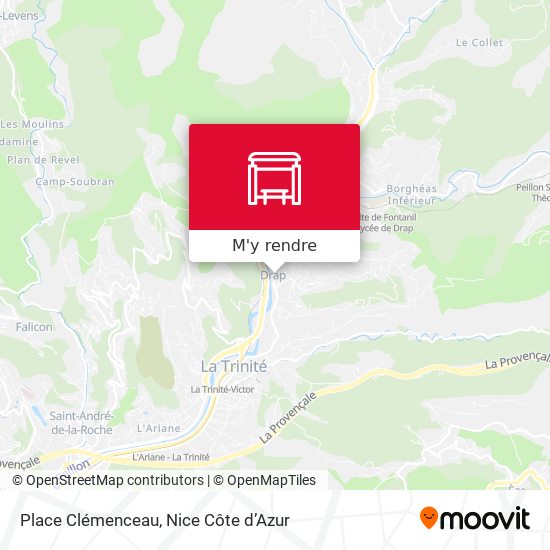 Place Clémenceau plan