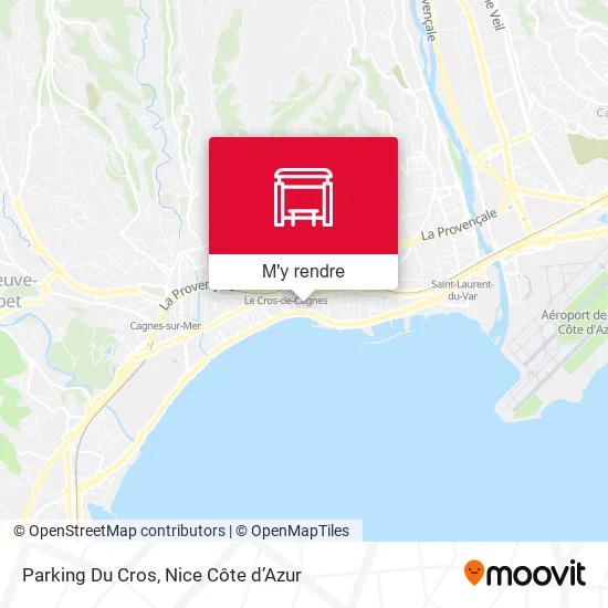 Parking Du Cros plan