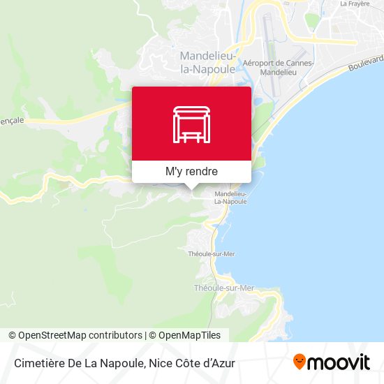 Cimetière De La Napoule plan