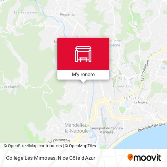 Collège Les Mimosas plan