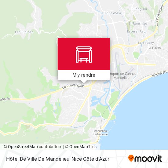 Hôtel De Ville De Mandelieu plan