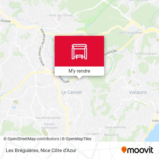 Les Bréguières plan