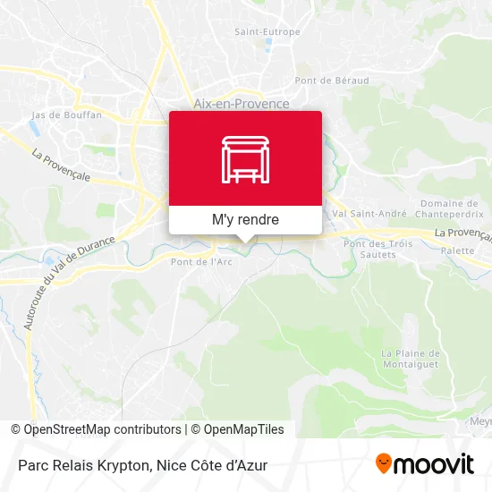 Parc Relais Krypton plan