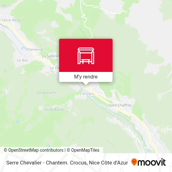 Serre Chevalier - Chantem. Crocus plan