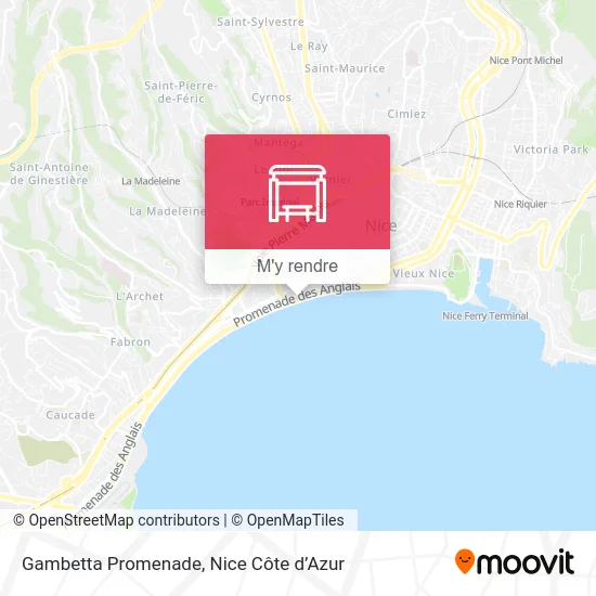 Gambetta Promenade plan