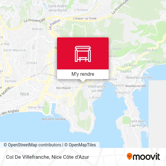 Col De Villefranche plan