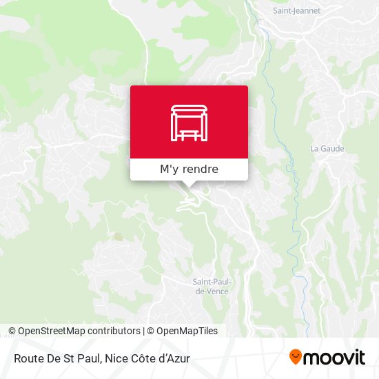 Route De St Paul plan