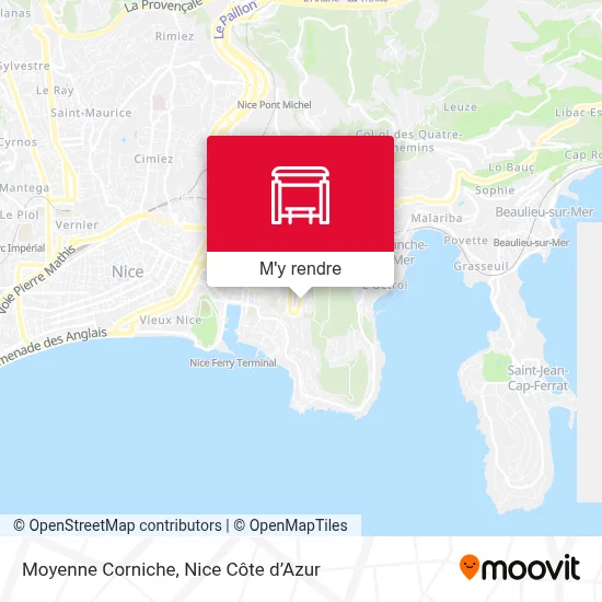 Moyenne Corniche plan