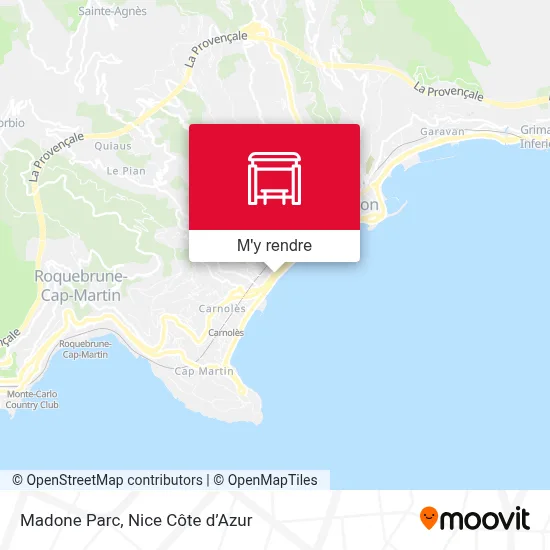 Madone Parc plan