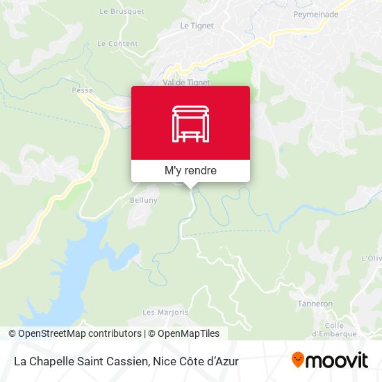 La Chapelle Saint Cassien plan