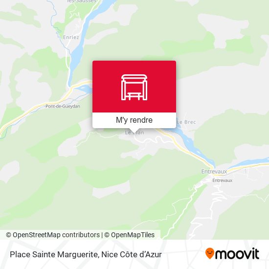 Place Sainte Marguerite plan