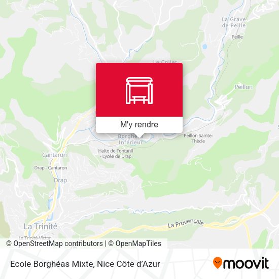Ecole Borghéas Mixte plan