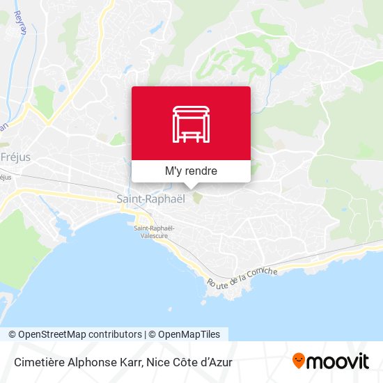 Cimetière Alphonse Karr plan