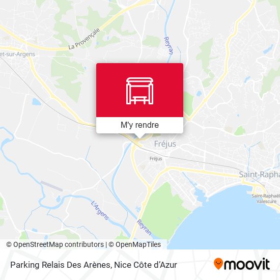 Parking Relais Des Arènes plan
