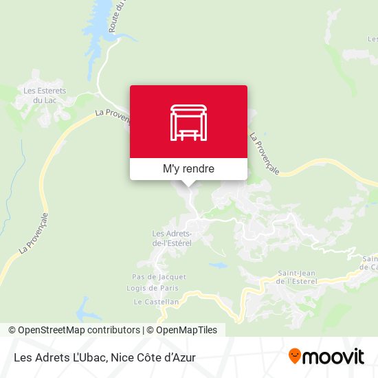 Les Adrets L'Ubac plan