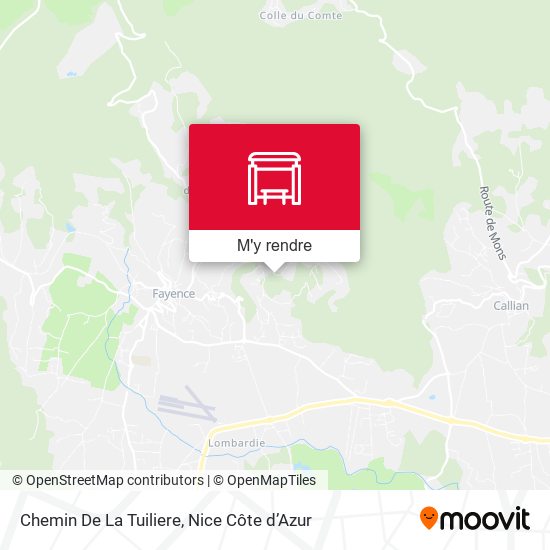 Chemin De La Tuiliere plan