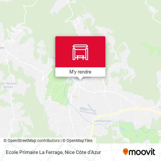 Ecole Primaire La Ferrage plan