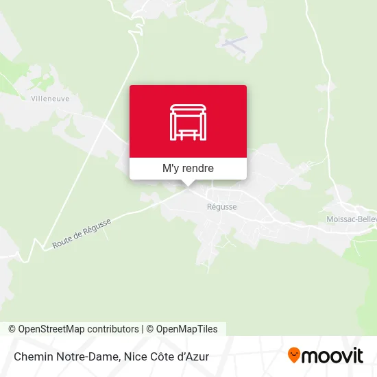 Chemin Notre-Dame plan