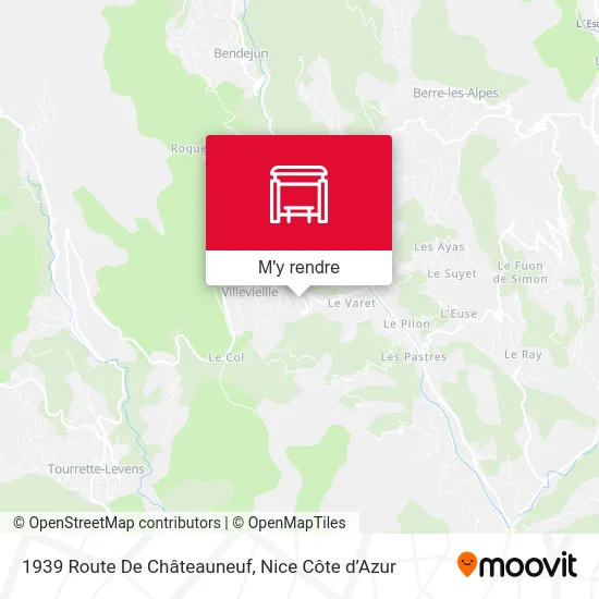 1939 Route De Châteauneuf plan