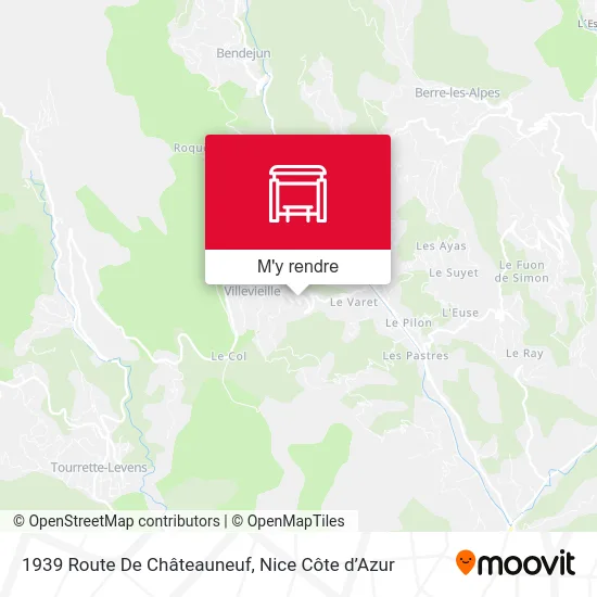 1939 Route De Châteauneuf plan