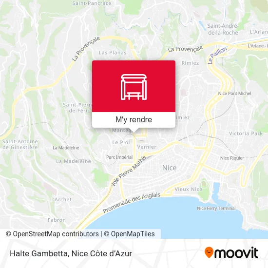Halte Gambetta plan