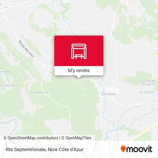 Rte Septentrionale plan