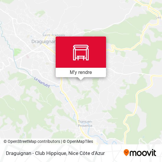 Draguignan - Club Hippique plan