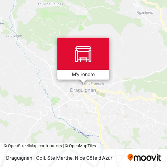 Draguignan - Coll. Ste Marthe plan