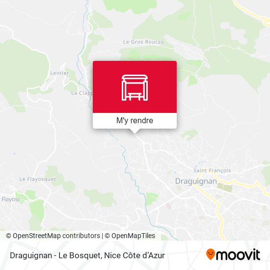 Draguignan - Le Bosquet plan