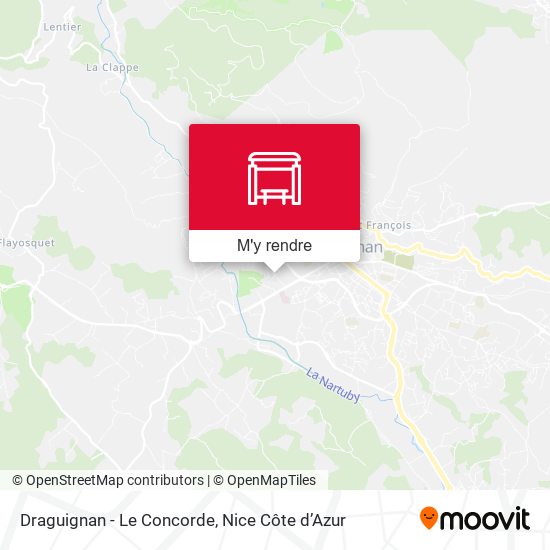 Draguignan - Le Concorde plan