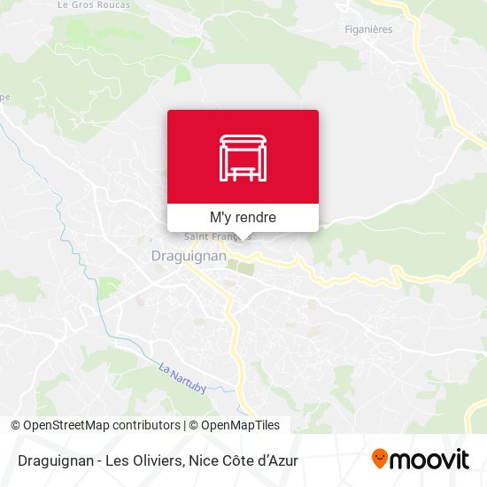 Draguignan - Les Oliviers plan