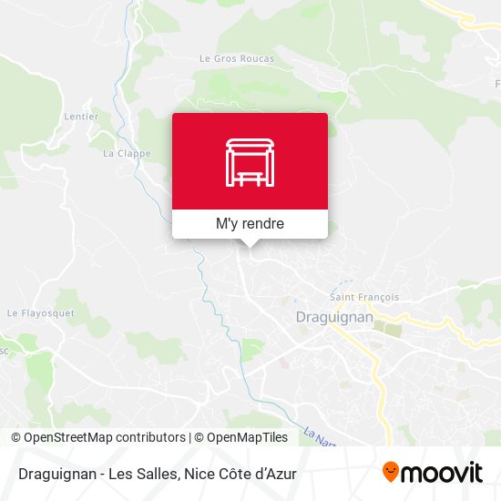 Draguignan - Les Salles plan