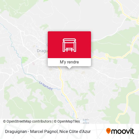 Draguignan - Marcel Pagnol plan