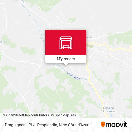 Draguignan - Pl.J .Resplandin plan