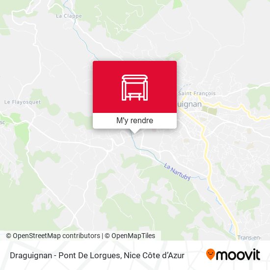Draguignan - Pont De Lorgues plan