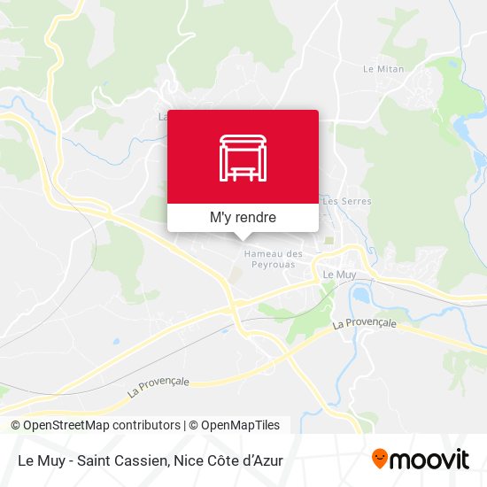 Le Muy - Saint Cassien plan