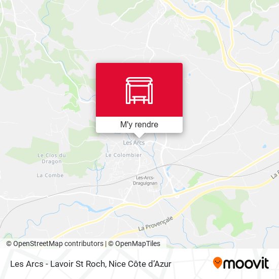 Les Arcs - Lavoir St Roch plan