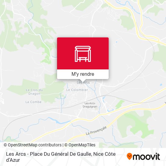 Les Arcs - Place Du Général De Gaulle plan