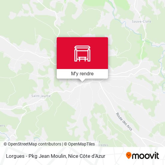 Lorgues - Pkg Jean Moulin plan