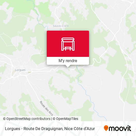 Lorgues - Route De Draguignan plan