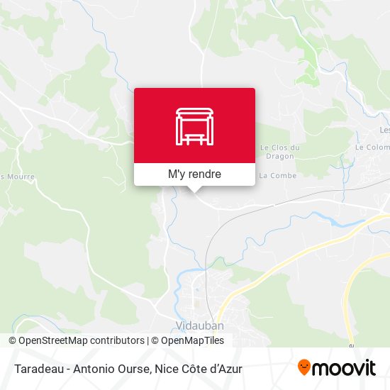 Taradeau - Antonio Ourse plan